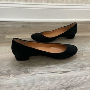J Crew 1/2 inch Suede Heels